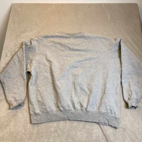 Champion Mens Sweatshirt 2XL ECO Authentic Gray Crewneck Cotton Blend Unisex Cas - Picture 8 of 8